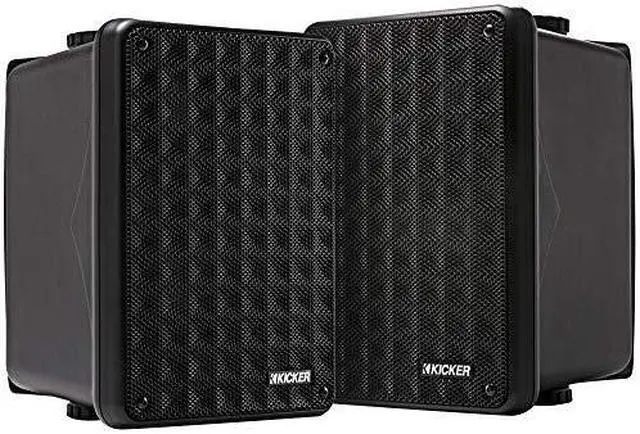 Alt view image 18 of 20 - Kicker 46KB6B KB6 Outdoor/Indoor Speakers - Black