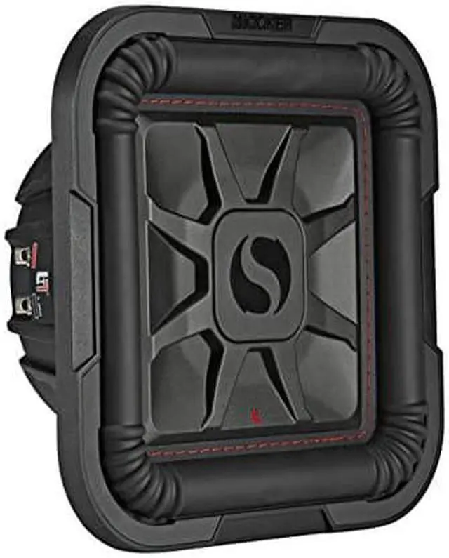 Alt view image 5 of 10 - kicker 46l7t102 car audio l7t shallow mount 10" sub square l7 subwoofer l7t102