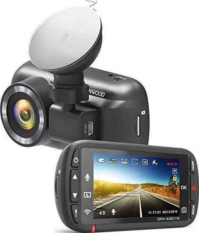 Alt view image 6 of 17 - Kenwood DRV-A301W High Resolution Dashboard Camera