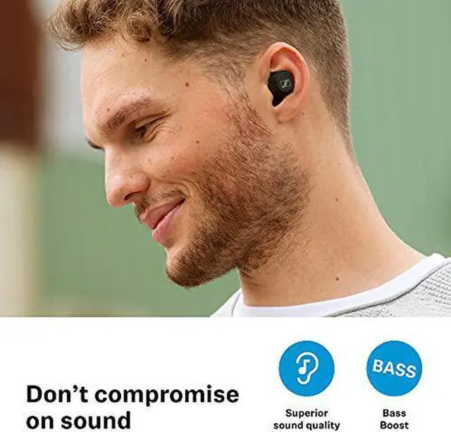Alt view image 11 of 19 - Sennheiser CXPLUSTW1 True Wireless Earbuds - Black