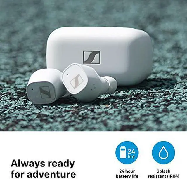 Alt view image 10 of 19 - Sennheiser CXPLUSTW1 True Wireless Earbuds - Black