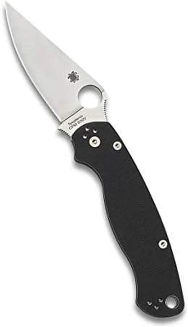 Alt view image 15 of 17 - Spyderco C81GP2 Para-Military 2 Folding Knife 3.5" Blade 8.28" Overall Folder