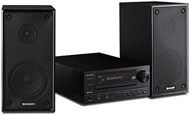 Alt view image 13 of 14 - Sharp XLHF102B HI Fi Component MicroSystem with Bluetooth