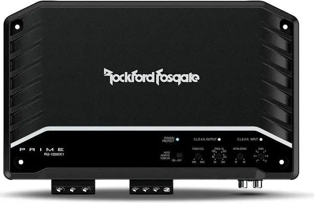 Alt view image 10 of 11 - Rockford Fosgate R2-1200X1 Prime Series mono subwoofer amplifier - 1,200W RMS
