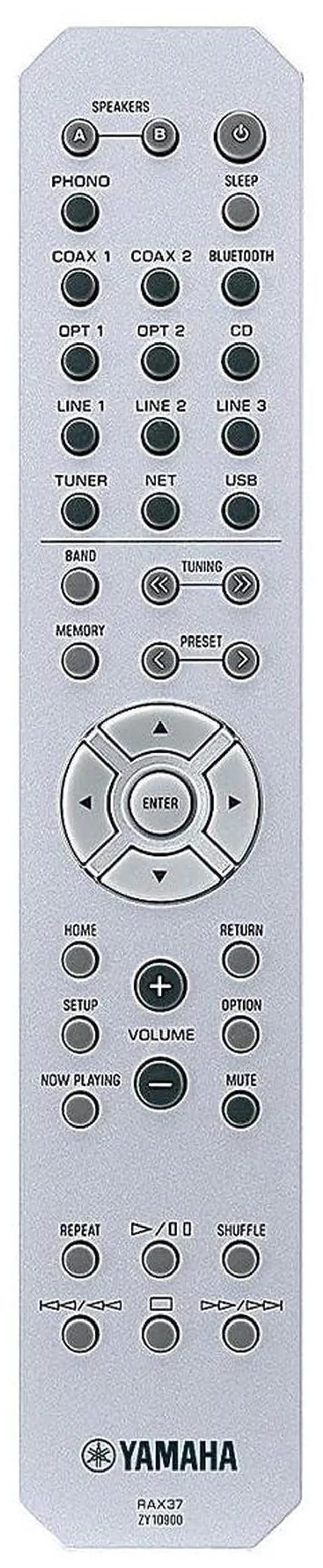 Alt view image 5 of 6 - YAMAHA R-N600A Stereo Network receiver with Wi-Fi, Bluetooth, and Apple AirPlay 2 -Silver