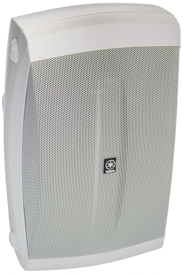 Alt view image 4 of 5 - Audio NS-AW150W 2-Way Indoor/Outdoor Speakers (Pair, White) All-weather design with 5-way binding posts and 120W peak power for decks, patios and home theaters
