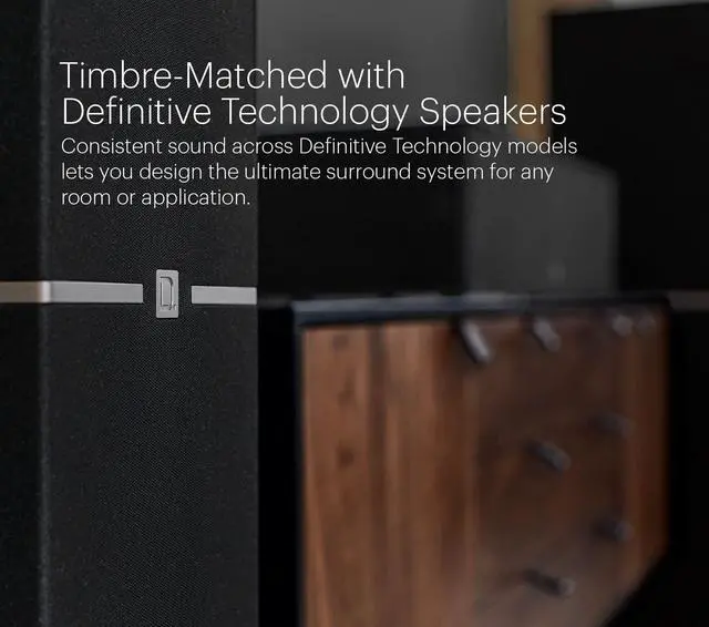 Alt view image 5 of 7 - Definitive Technology Dymension DM60 Mid-Size Tower Speaker, Adjustable Bipolar Arrays, 4 BDSS Mid/Bass Woofers & Tweeter, 3XR Architecture with 8" Dual Radiators, Dolby Atmos/DTS:X Ready, Black