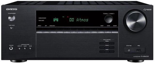 Alt view image 2 of 6 - Onkyo TX-NR6050 7.2-Channel Network Home Theater Smart AV Receiver 8K/60, 4K/120Hz
