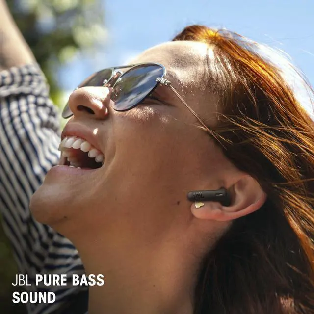 Alt view image 7 of 7 - JBL Vibe Beam 2 - True Wireless Noise Cancelling Earbuds Pure Bass Sound & Smart Ambient Technology, 4mics for Crisp, Clear Calls, up to 40Hrs of Playback, IP54 Dust & Water Resistant (White)