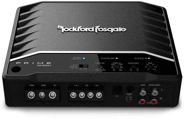 Alt view image 10 of 14 - Rockford Fosgate R2-500X1 Prime Series mono subwoofer amplifier - 500W RMS