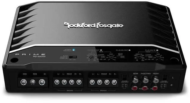 Alt view image 14 of 16 - Rockford Fosgate R2-500X4 Prime Series 4-channel car amplifier  75W RMS x 4