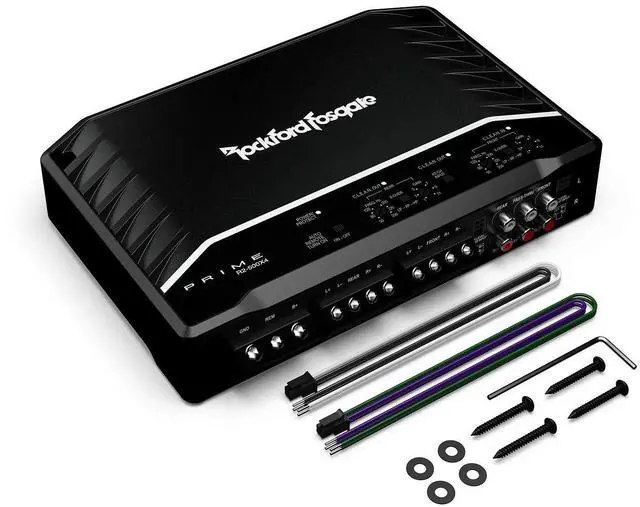 Alt view image 16 of 16 - Rockford Fosgate R2-500X4 Prime Series 4-channel car amplifier  75W RMS x 4