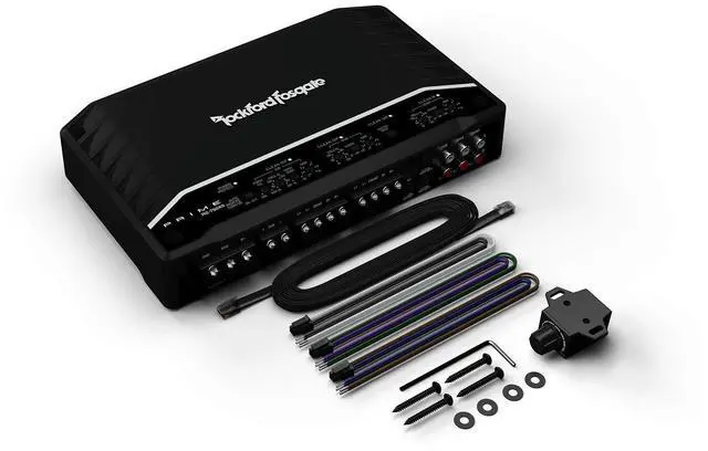 Alt view image 15 of 17 - Rockford Fosgate R2-750X5 Prime Series 5-channel car amplifier  50W RMS x 4