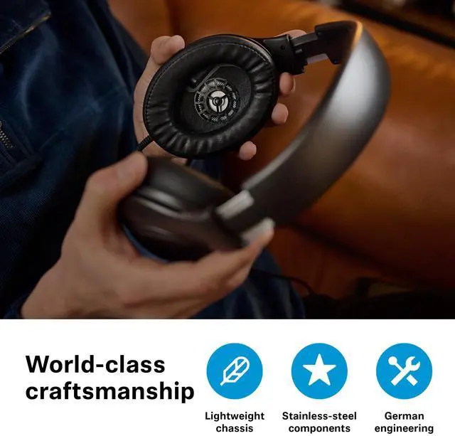 Alt view image 5 of 6 - Sennheiser HD 620S Closed-Back Headphones - Premium Audiophile Stereo Sound with Speaker-Like Spatial Imaging and Optimized Surround for Immersive Listening - Wired, Black