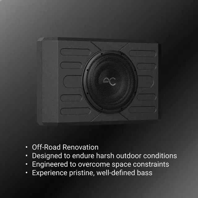 Alt view image 14 of 18 - Stinger TXFBB12 800 Watt Subwoofer Enclosure for 2021-Up Ford Bronco Tailgate