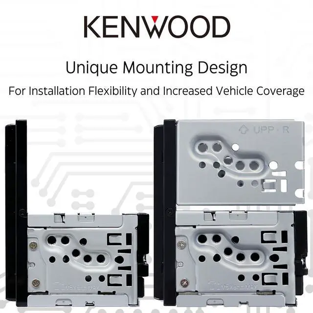 Alt view image 14 of 18 - Kenwood DMX5710 6.8 inch Digital Multimedia Bluetooth Receiver with Apple CarPlay and Android Auto