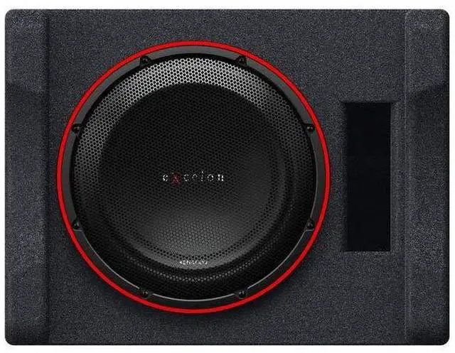 Alt view image 6 of 11 - Kicker 49L7TDF122 Down-Firing 12" L7T 2-Ohm Subwoofer Enclosure, 600 Watts RMS