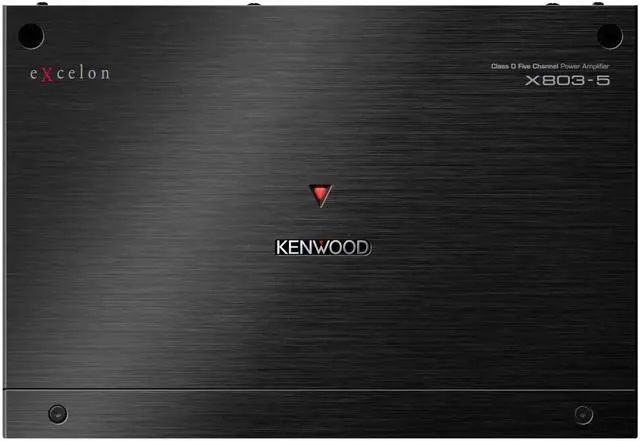 Alt view image 5 of 5 - Kenwood X803-5 Class D 1600W 5-Channel Power Amplifier with Wired Remote Control