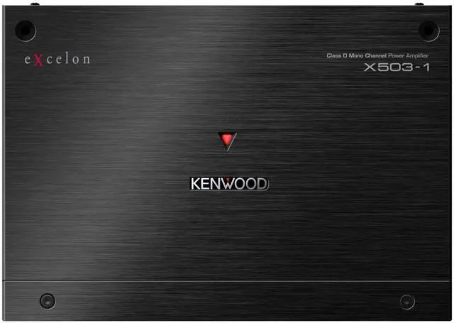 Alt view image 5 of 5 - Kenwood X503-1 Class D 500W RMS Mono Power Amplifier with Wired Remote Control