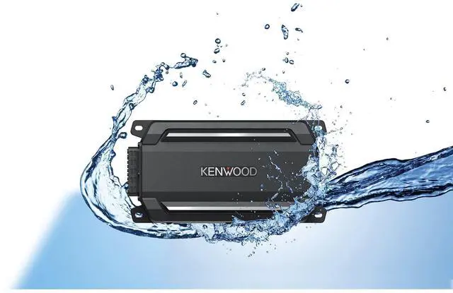 Alt view image 10 of 10 - Kenwood KAC-M5001 Compact Mono Marine Subwoofer Amplifier