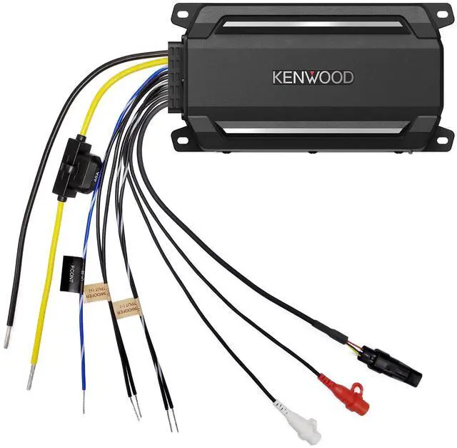 Alt view image 9 of 10 - Kenwood KAC-M5001 Compact Mono Marine Subwoofer Amplifier