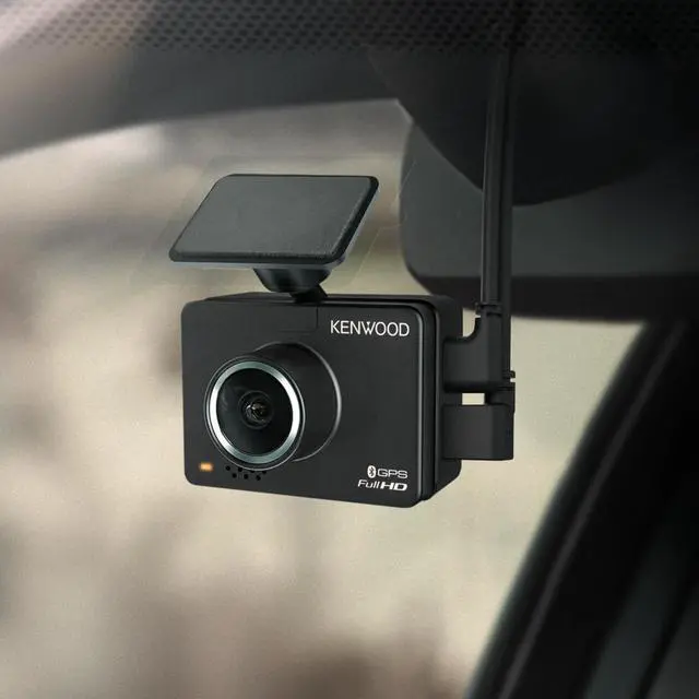 Alt view image 10 of 11 - Kenwood DRVA310W GPS Integrated Dashboard Camera with Wireless Link