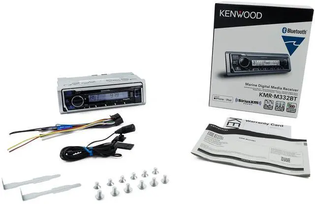 Alt view image 19 of 19 - Kenwood KMR-M332BT Marine Digital Media Receiver with Bluetooth