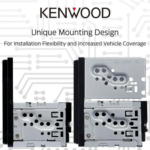 Alt view image 17 of 20 - Kenwood DMX709 6.8 inch Digital Multimedia Receiver With Built-in Bluetooth