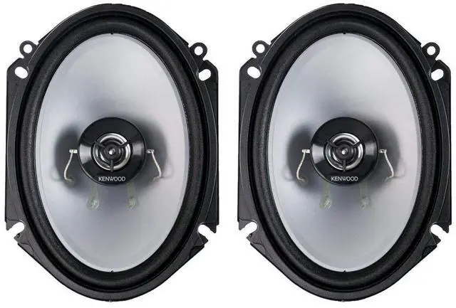 Alt view image 8 of 14 - Kenwood KFC-C6866S 6" x 8" 2-Way Car Audio Coaxial Speakers