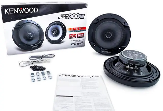 Alt view image 2 of 5 - KFC-1666S Car Stereo Speaker 6-1/2" 2-Way Speakers with Powerful Sound and Easy Installation - Elevate Your Car Audio