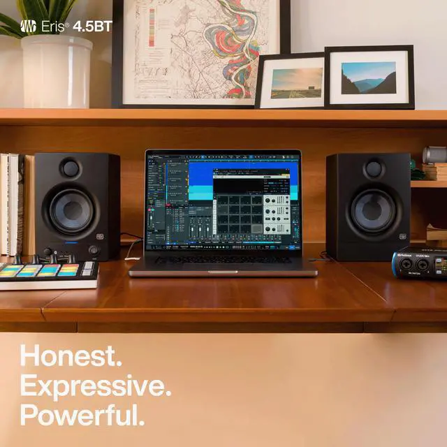 Alt view image 17 of 20 - PreSonus Eris 4.5BT 2nd Gen 4.5-Inch Media Reference Monitors with Bluetooth