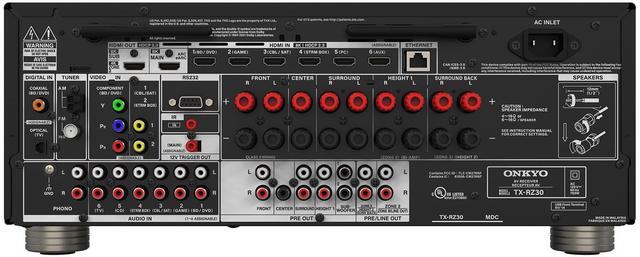 Alt view image 8 of 13 - Onkyo TX-RZ30 9.2-Channel AV Receiver