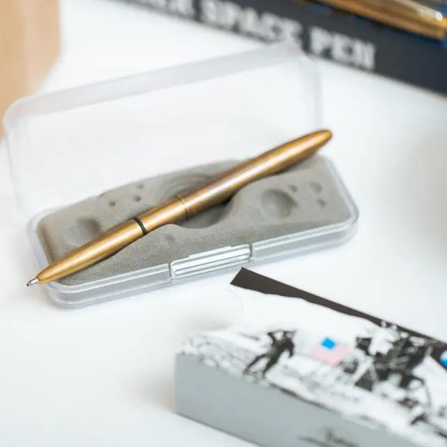 Alt view image 5 of 6 - Fisher Space Pen Raw Brass Bullet Pen (400-RAW)