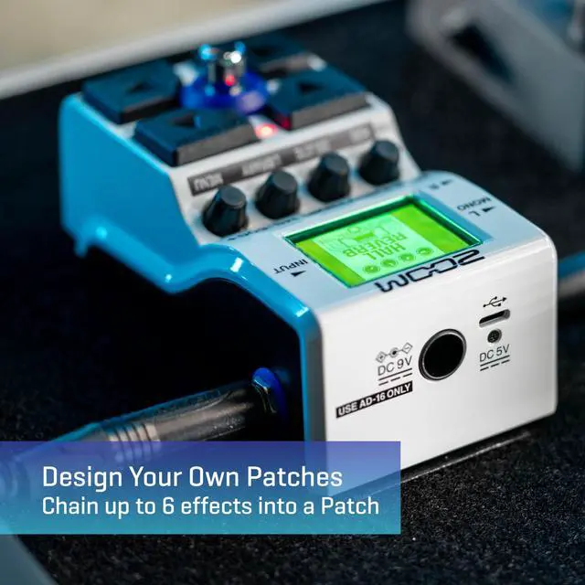 Alt view image 3 of 7 - MS-50G+ MultiStomp Guitar Effects Pedal with 100 Effects, Drives, Modulation, Delay & Reverb, Stereo Outputs, Built-In Tuner, Battery Powered
