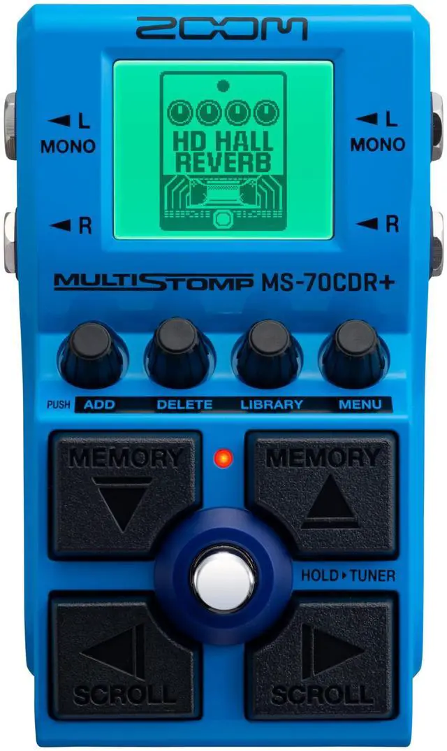 Main image of MS-70CDR+ MultiStomp Guitar Effects Pedal for Guitarists & Keyboardists with 140+ Chorus, Delay & Reverb Effects, Stereo I/O, Effect Chaining, Built-In Tuner, Battery Powered