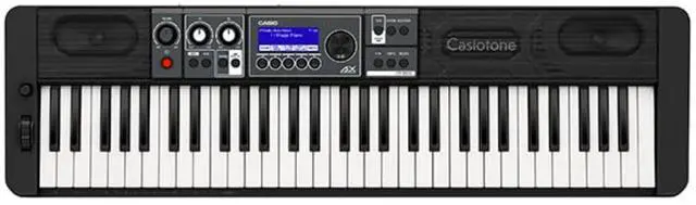 Main image of Casio Casiotone CT-S500, Touch Sensitive 61-Key Portable Keyboard w/ 800 Tones, DSP Effects, 200 Rhythms, 5-Track Recorder, USB, Stereo Speakers, 1/4" Outs, Bluetooth MIDI/Audio, AC Adapter (CT-S500)