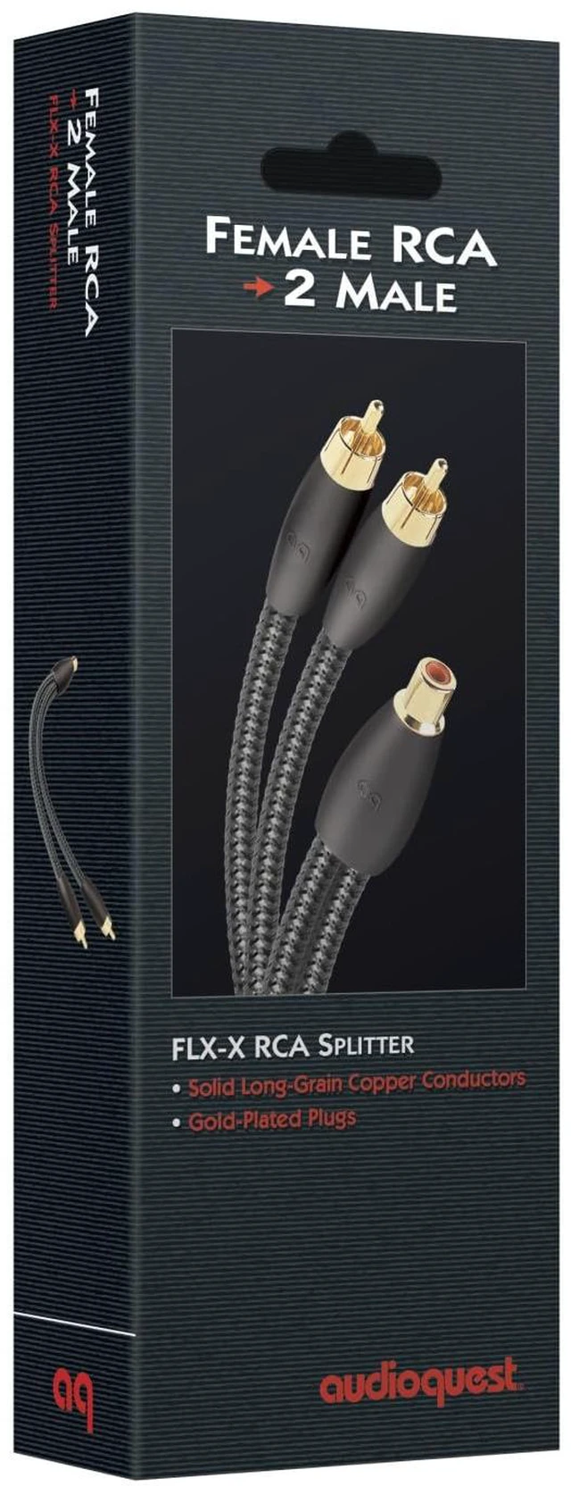 Alt view image 2 of 2 - FLX-X F22M RCA Splitter - 1 Female > 2 Male