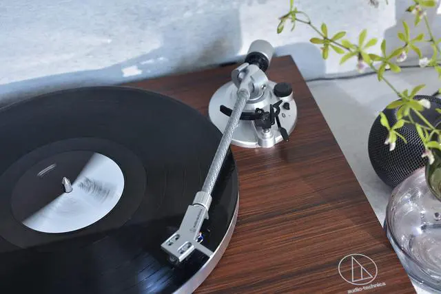 Alt view image 15 of 16 - Audio-Technica AT-LPW50BT-RW Manual Two-Speed Turntable with Bluetooth  Rosewood