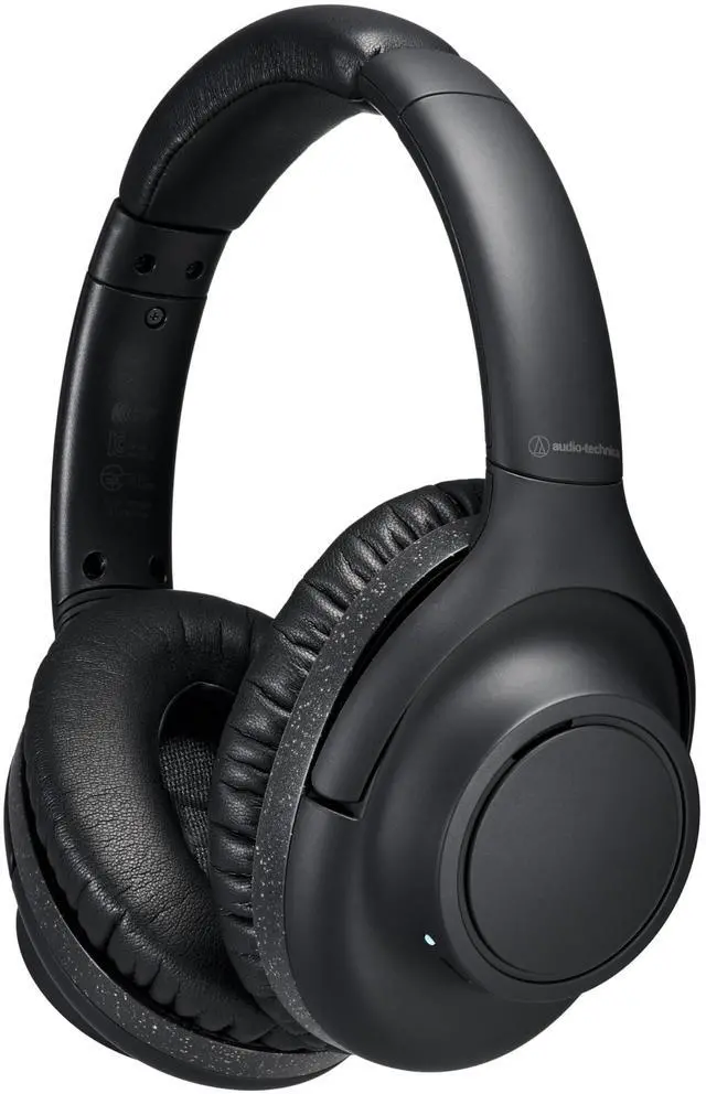 Alt view image 7 of 12 - Audio Technica ATH-S300BTBK Black Wireless Over-Ear Headphones (2024)