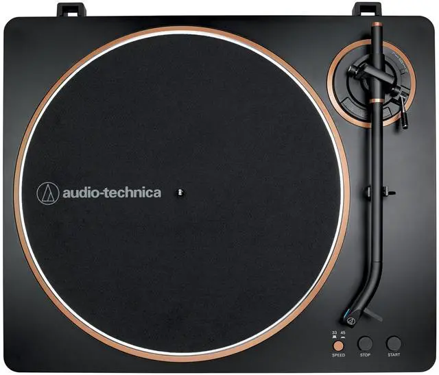 Alt view image 10 of 20 - Audio Technica AT-LP70X-BZ Automatic Belt Drive Turntable - Black/Bronze (2024)
