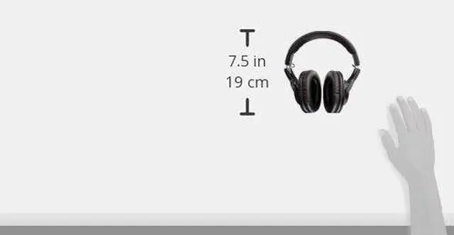 Alt view image 3 of 7 - ATH-M20x Professional Studio Monitor Headphones, Black