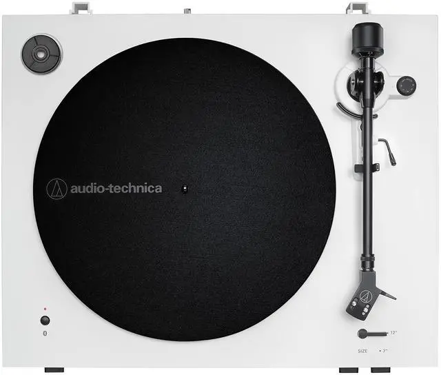 Alt view image 15 of 18 - Audio Technica Wireless & Analog Automatic Belt-Drive Turntable - White