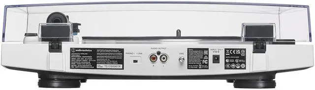 Alt view image 17 of 18 - Audio Technica Wireless & Analog Automatic Belt-Drive Turntable - White