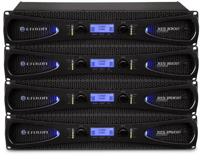 Alt view image 6 of 8 - Crown Audio XLS 2002 Stereo Power Amplifier (650W at 4 Ohm)