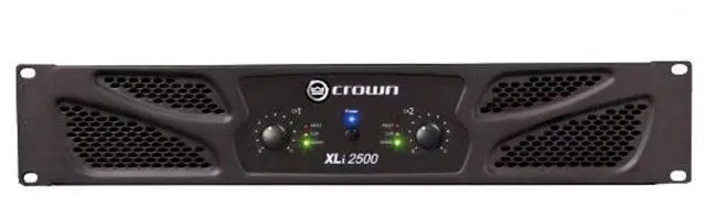 Alt view image 20 of 20 - Crown 2500 Amplifier 1000 W RMS 2 Channel Dark Gray NXLI25000US