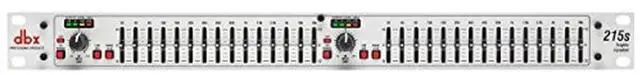 Alt view image 9 of 15 - dbx 215s Dual Channel 15-Band Equalizer (New)