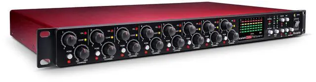 Alt view image 12 of 17 - Focusrite AMS-SCARLETT-OCTOPRE-DYNA Eight-channel Mic Pre With A-D/D-A Conversion And Analogue Compression