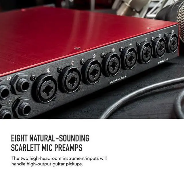 Alt view image 13 of 17 - Focusrite AMS-SCARLETT-OCTOPRE-DYNA Eight-channel Mic Pre With A-D/D-A Conversion And Analogue Compression