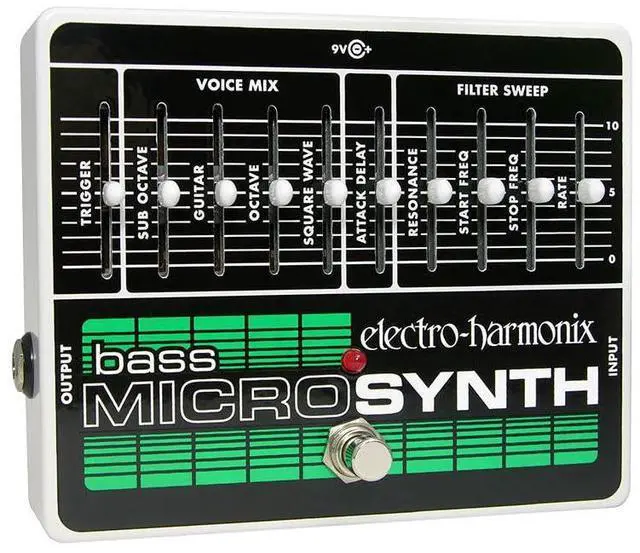 Alt view image 8 of 9 - Electro-Harmonix Bass Micro Synth Pedal W/Power Supply