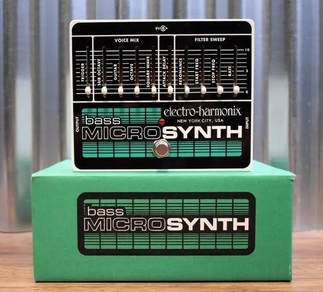 Alt view image 9 of 9 - Electro-Harmonix Bass Micro Synth Pedal W/Power Supply
